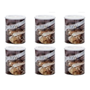 ItalWax Natural Warm Wax  800 ml Box 6 blikken