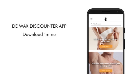 De waxdiscounter app - Download hem nu