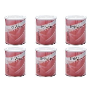 ItalWax Rose Warm Wax 800ml Box 6 cans
