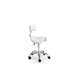 Xanitalia Saddle stool with back white