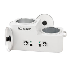Ouleok Dubbele pot waxverwarmer van superieure kwaliteit, 2x2500ml