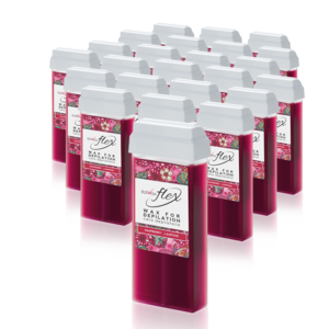 ItalWax Flex - Waxpatroon Raspberry - box 24 stuks