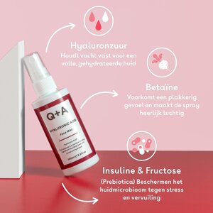 Q+A Skincare Q+A Hyaluronic Acid Face Mist 100ml