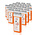 ItalWax Top Line - Waxpatroon Coral - box 24 stuks