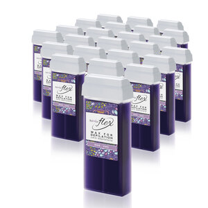 ItalWax Flex - Wax cartridge Wine - Box 24 pcs