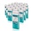 ItalWax Flex - Wachspatronen Aquamarin - Box 24 Stk
