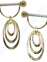Nipple Piercing "Rings" Gold on Silver