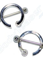 Nipple Piercing "Ring" 925 Silver