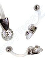 Intiempiercing "Kristal", S316L