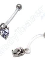 Intim Piercing "Herz", S316L