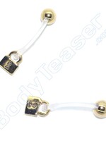 Intimate Piercing "Padlock", S316L Gold