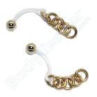 Intiempiercing "Ringen", S316L verguld