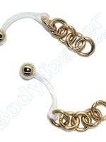 Intim Piercing "Ringen", S316L Gold