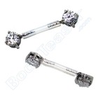 Intim Piercing "Kristall", S316L