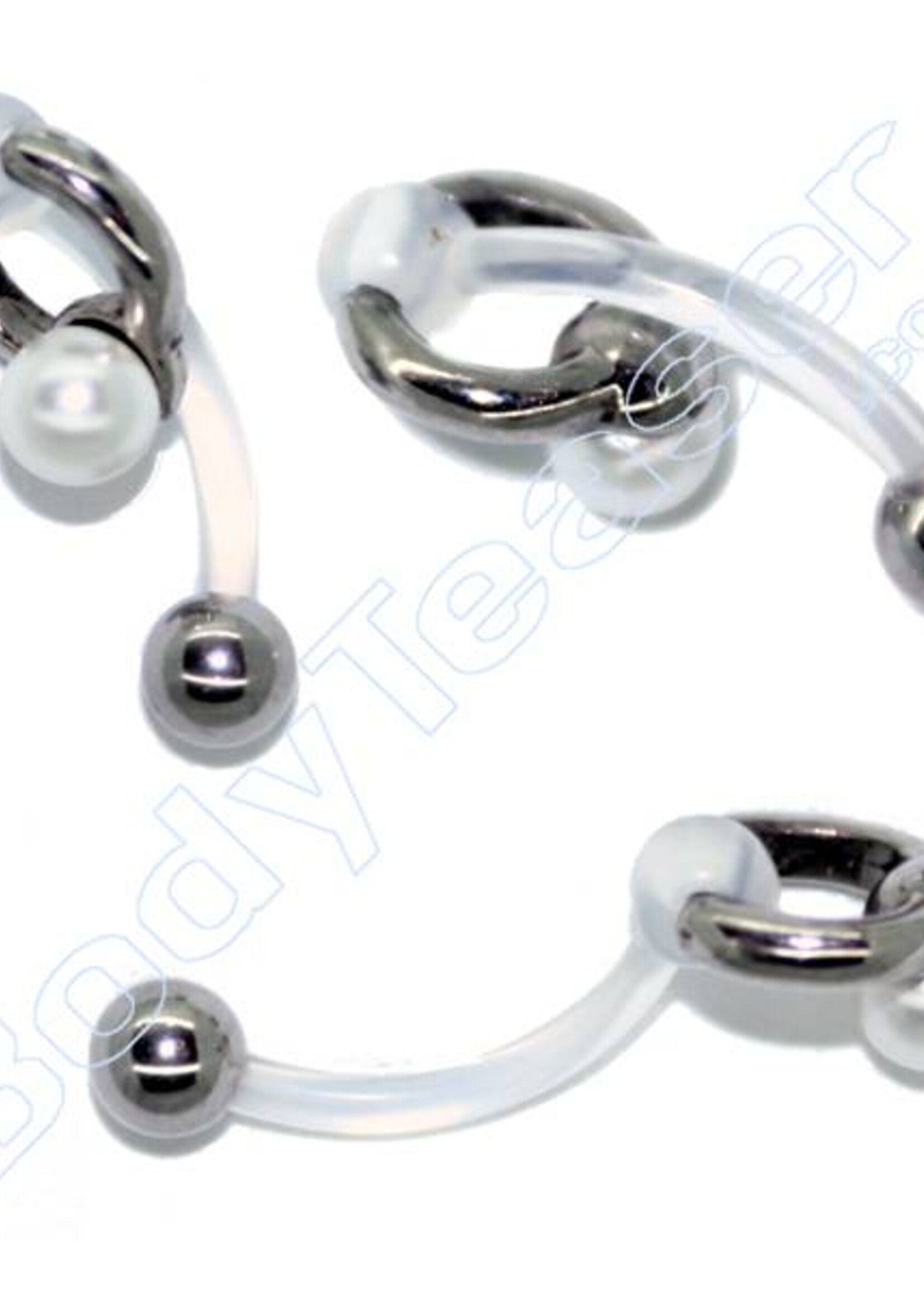 Intimate Piercing Jewelery Pearl, Surgical Steel