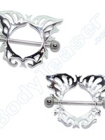 Nipple Shield "Butterfly" 925 Silver