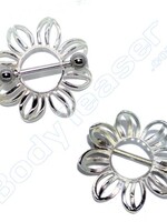 Nipple Shield "Floral" 925 Silver