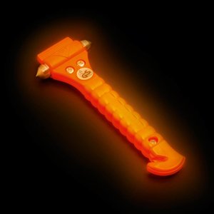 Carpoint Lifehammer 'Original' glow in the dark oranje