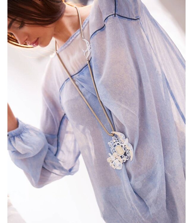 Elisa Cavaletti Chemisier romantique Tradizione