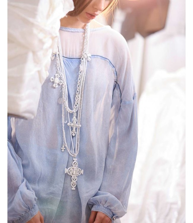 Elisa Cavaletti Chemisier romantique Tradizione