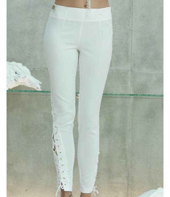 Elisa Cavaletti Pantalon écru