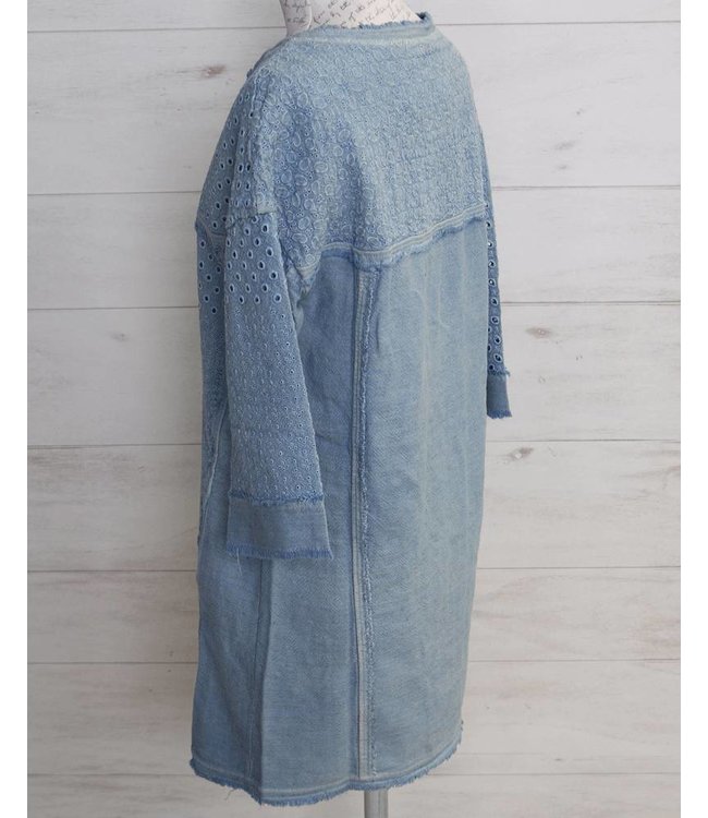 Elisa Cavaletti Trench coat light blue