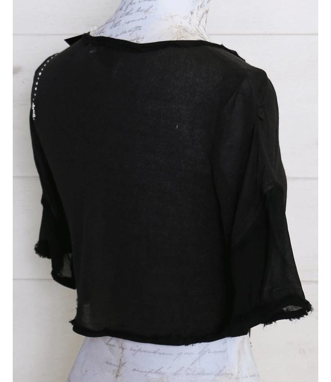 Elisa Cavaletti Bolero jacket black