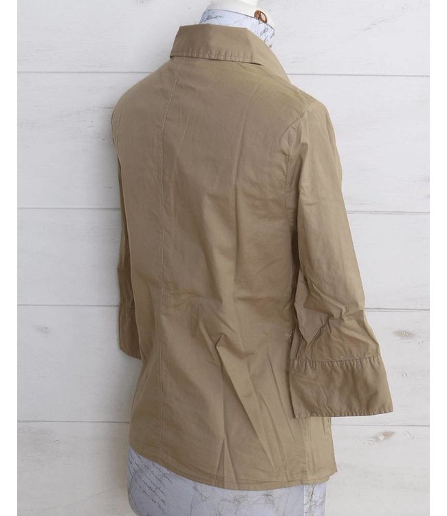 Elisa Cavaletti Short blouse taupe