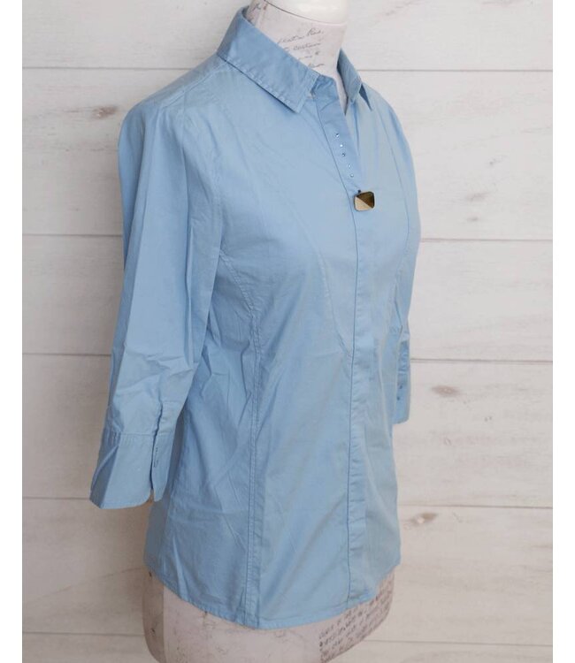 Elisa Cavaletti Short blouse light blue