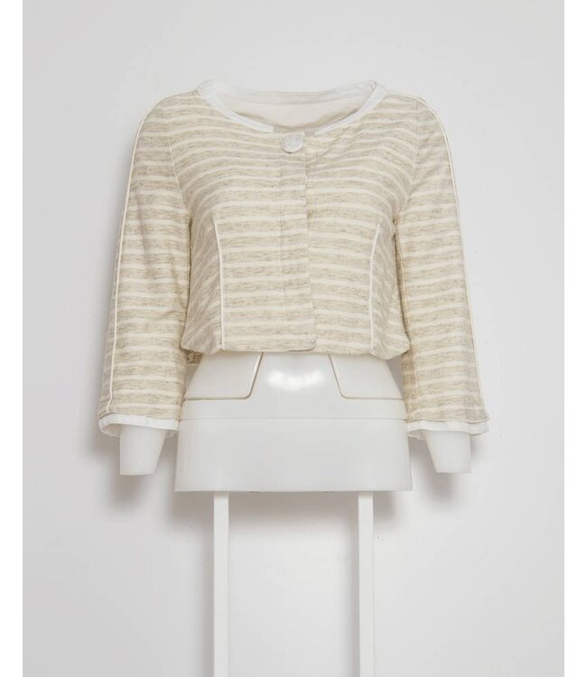 Elisa Cavaletti Rassige Kurzjacke sand