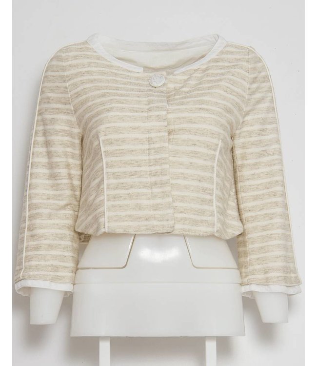 Elisa Cavaletti Rassige Kurzjacke sand