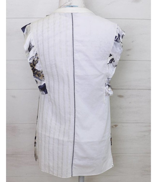 Elisa Cavaletti Top white printed