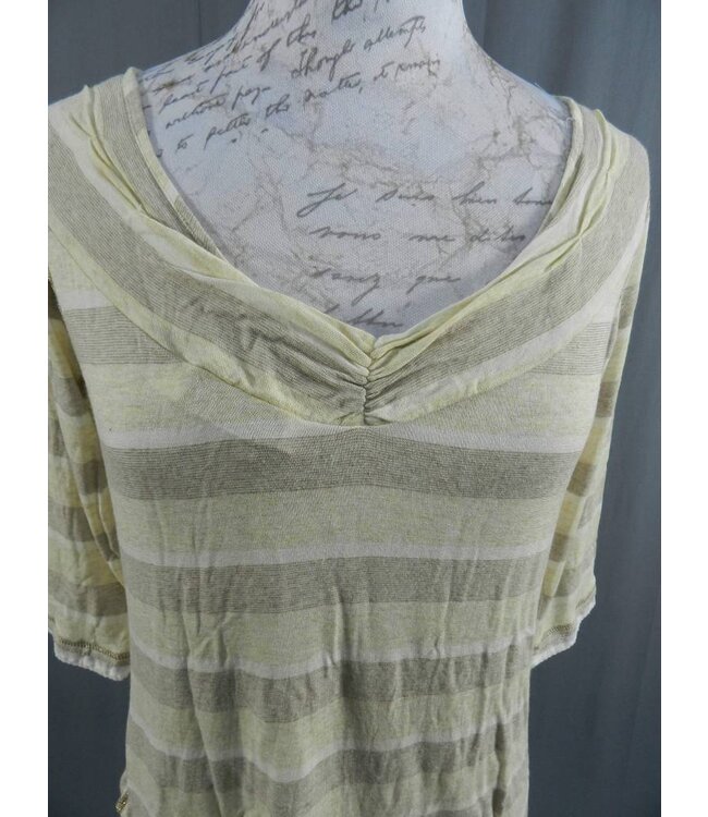 Elisa Cavaletti 3/4 Arm-Shirt écru-hellbeige-hellbraun