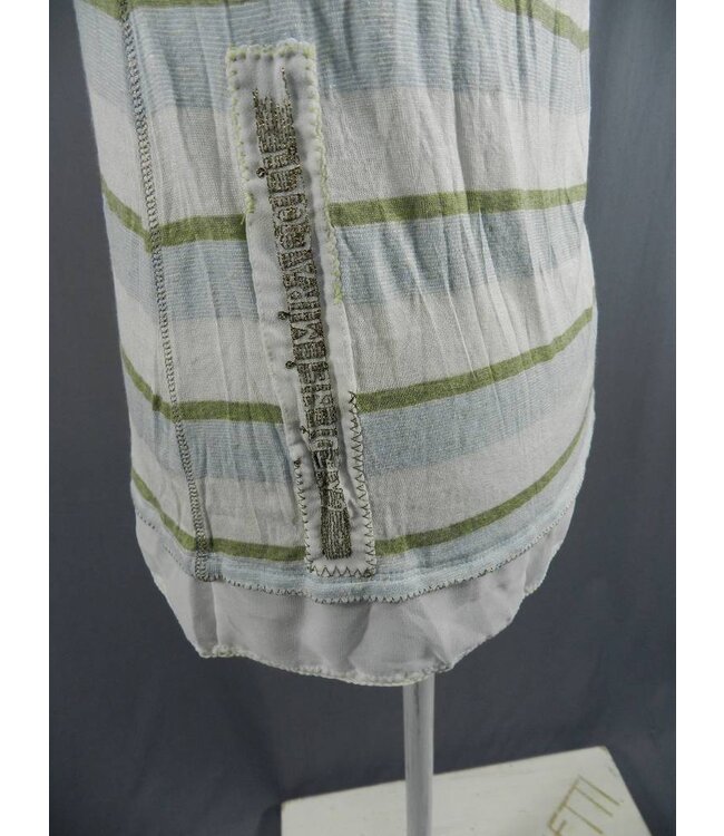 Elisa Cavaletti 3/4 Arm-Shirt écru-hellblau-grün