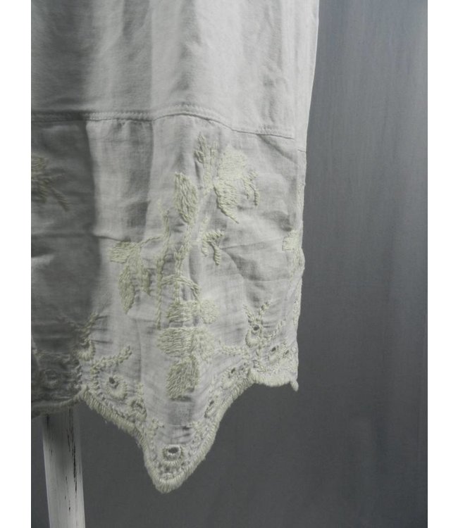 Elisa Cavaletti Aermelloses Longdress-Top blaugrau