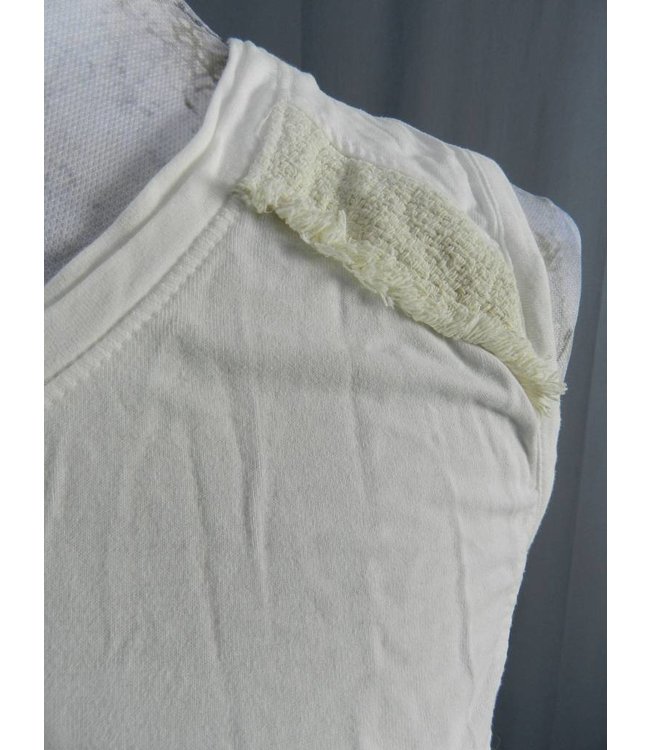 Elisa Cavaletti Aermelloses T-Shirt écru