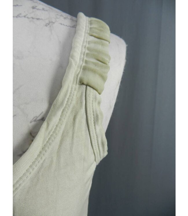 Elisa Cavaletti Basic-Top hellbeige verwaschen