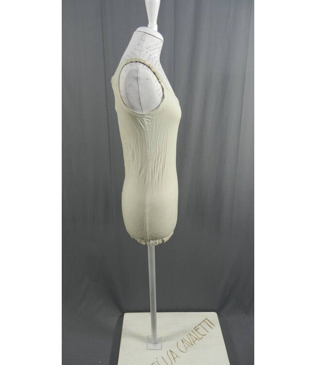 Elisa Cavaletti Basic-Top hellbeige verwaschen