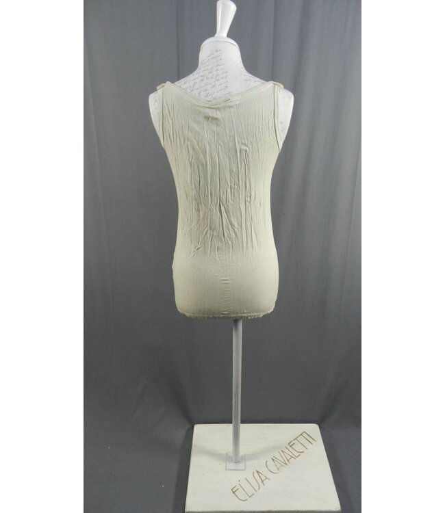 Elisa Cavaletti Basic-Top hellbeige verwaschen