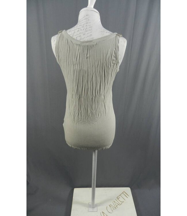 Elisa Cavaletti Basic-Top silbergrau verwaschen