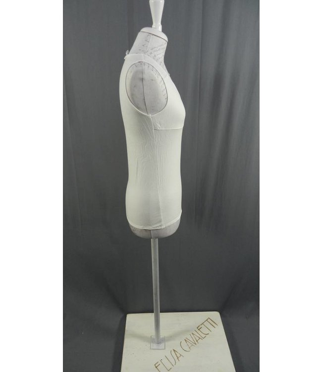 Elisa Cavaletti Basic-Top écru