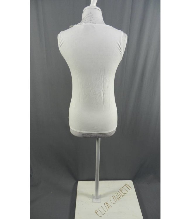 Elisa Cavaletti Basic-Top écru