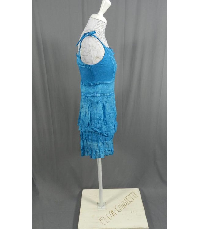 Elisa Cavaletti Dress-Longtop in verwaschenem türkisblau