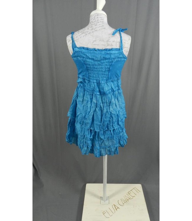 Elisa Cavaletti Dress-Longtop in verwaschenem türkisblau