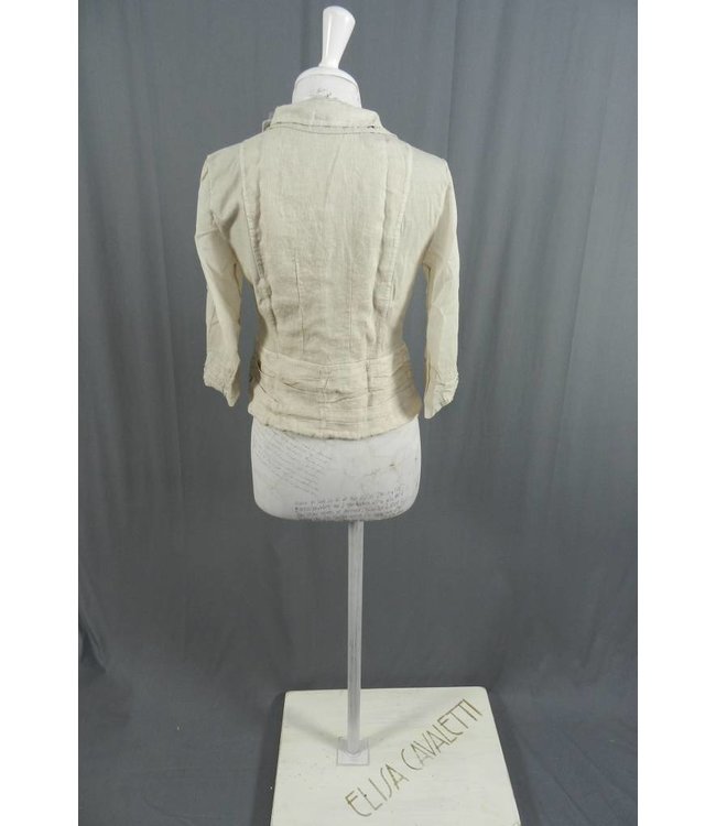 Elisa Cavaletti Kurz-Bluse beige