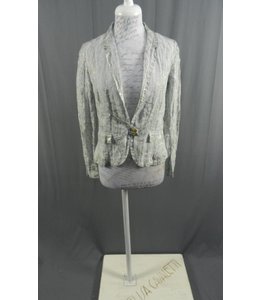 Elisa Cavaletti Leinen-Blazer hellblau