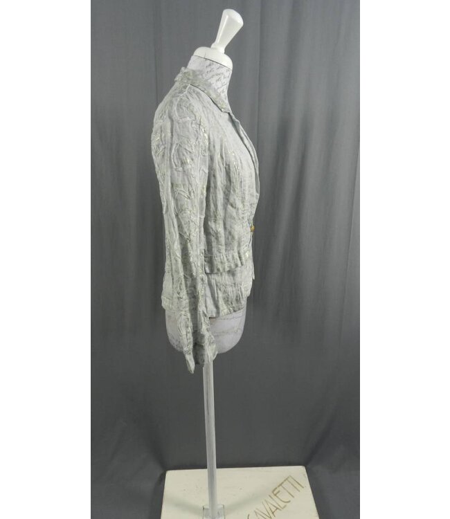 Elisa Cavaletti Leinen-Blazer hellblau