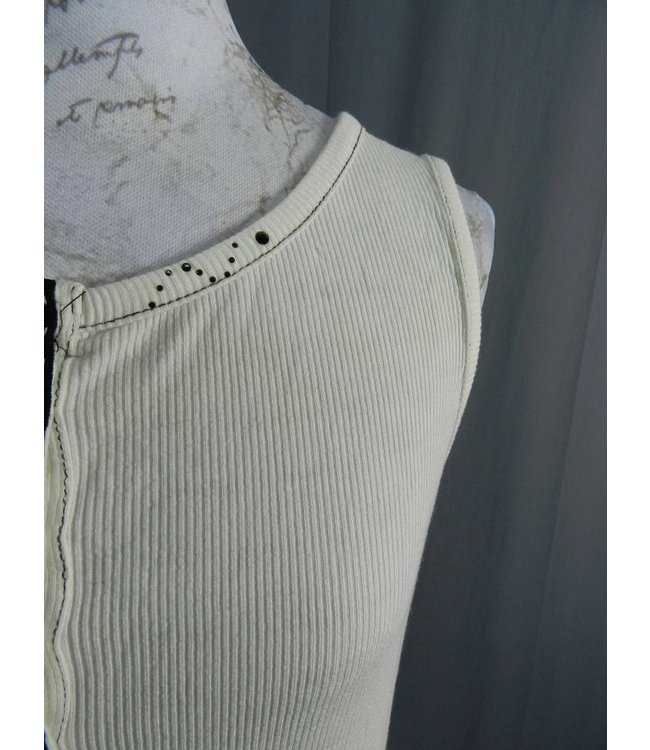 Elisa Cavaletti Long-Top crème