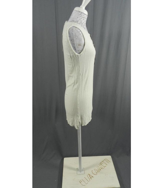 Elisa Cavaletti Long-Top crème