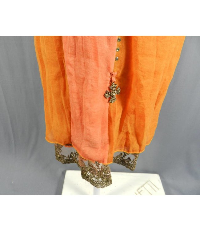 Elisa Cavaletti Minirock rot-orange verwaschen